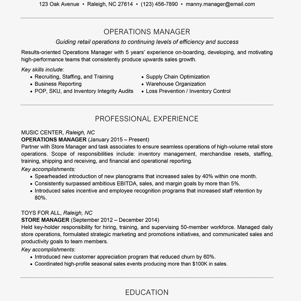 Sample Resume for top Management Position Manager Resume Examples and Writing Tips Sample Resume for top Management Position Manager Resume Examples and Writing Tips