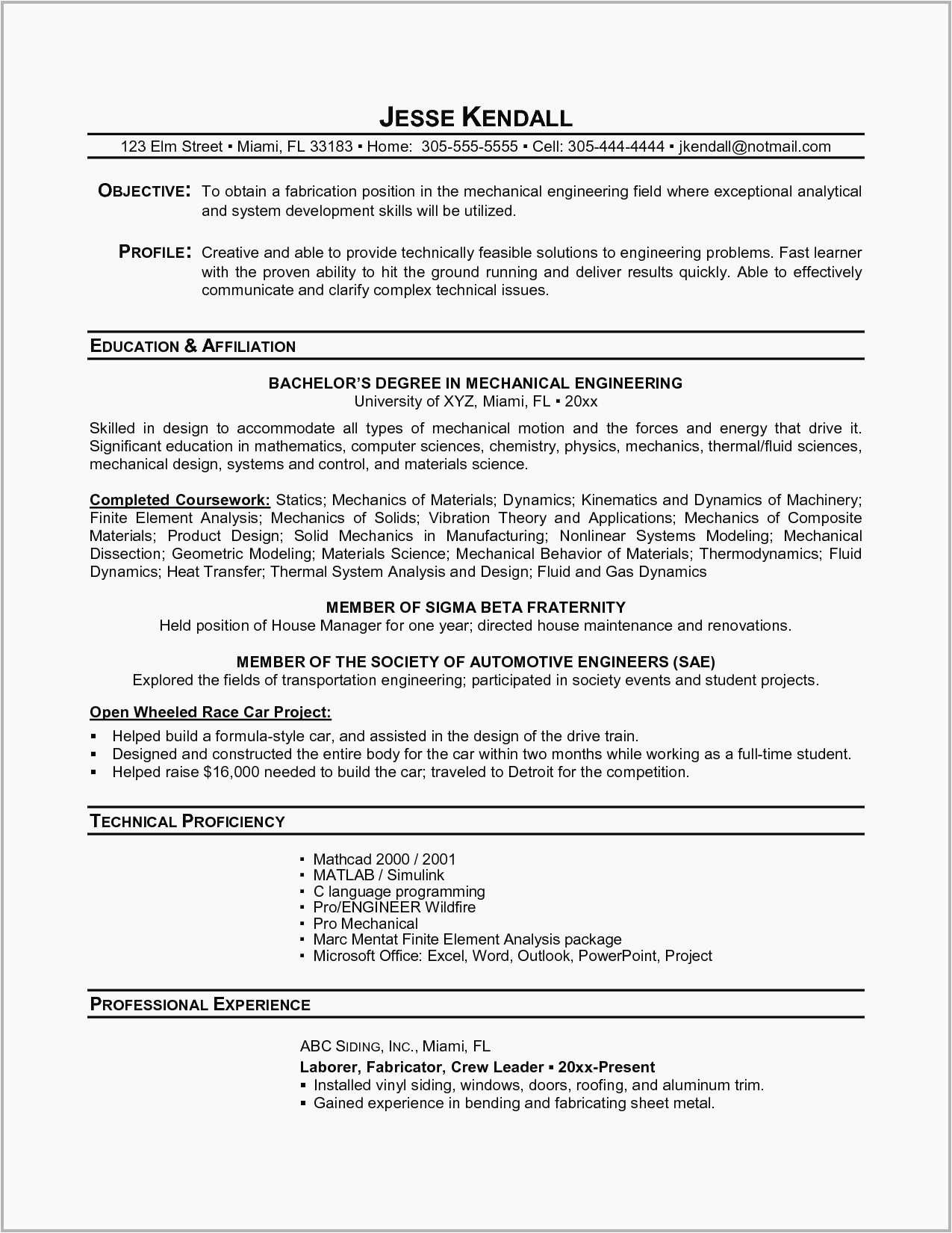 Automobile Service Engineer Resume Sample Pdf 12 Automobile Engineer Resume Samples