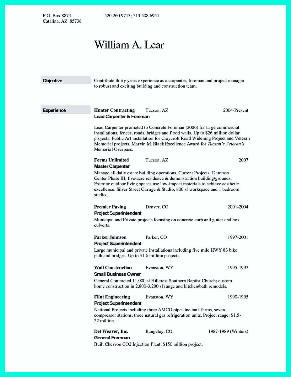 Construction Worker Resume Examples and Samples Awesome Construction Worker Resume Example to Get You Noticed …