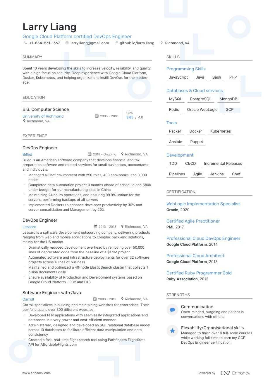 Devops Sample Resume for 3 Years Experience Devops Resume Examples Guide   Expert Tips & Templates