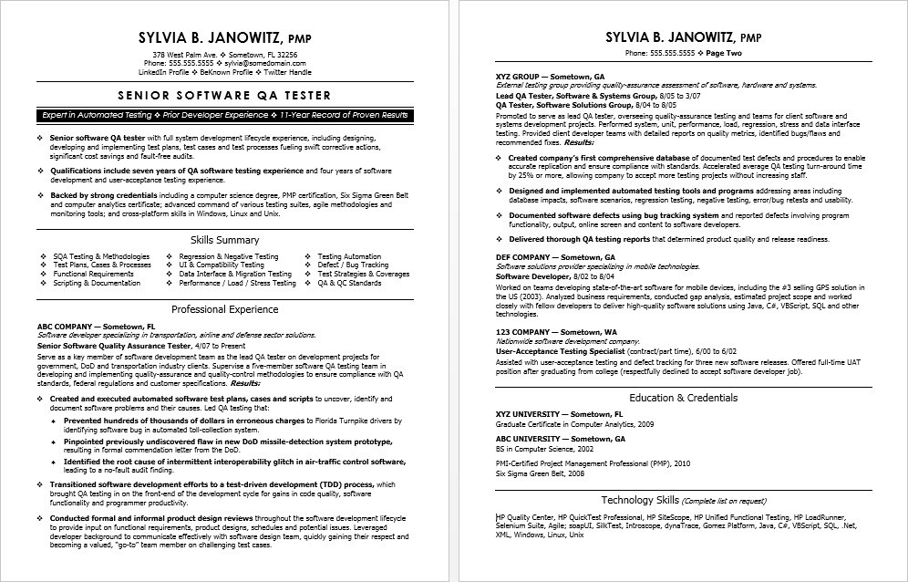 Experienced Qa software Tester Resume Sample Experienced Qa software Tester Resume Sample Experienced Qa software Tester Resume Sample Experienced Qa software Tester Resume Sample