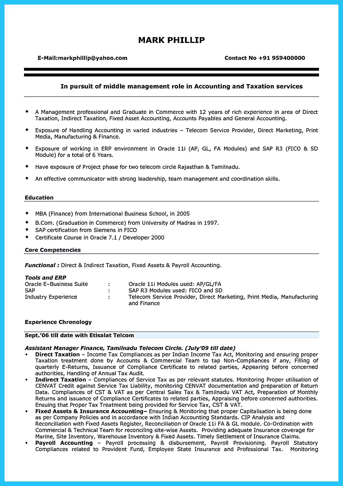 Internship Sample Resume for Accounting Students Accounting Student Resume Here Presents How the Resume Of …