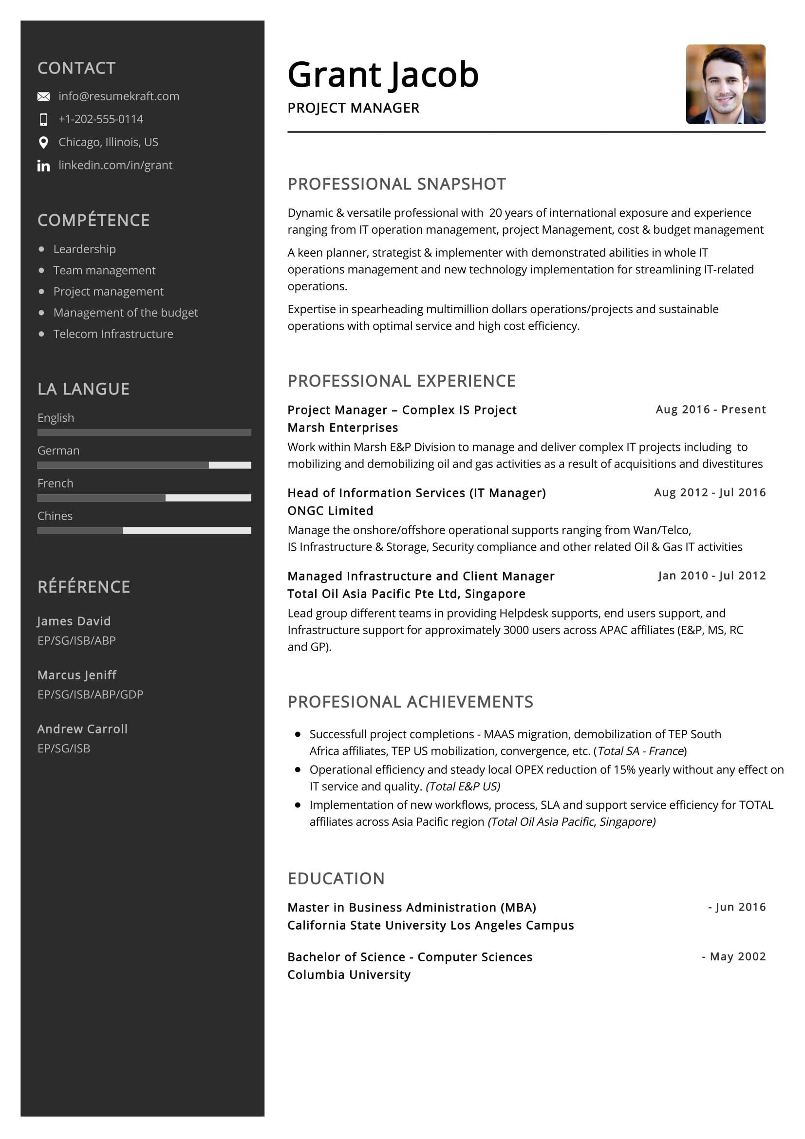 It Project Management Resume Examples and Samples It Project Manager Resume Sample 2021 Writing Tips – Resumekraft