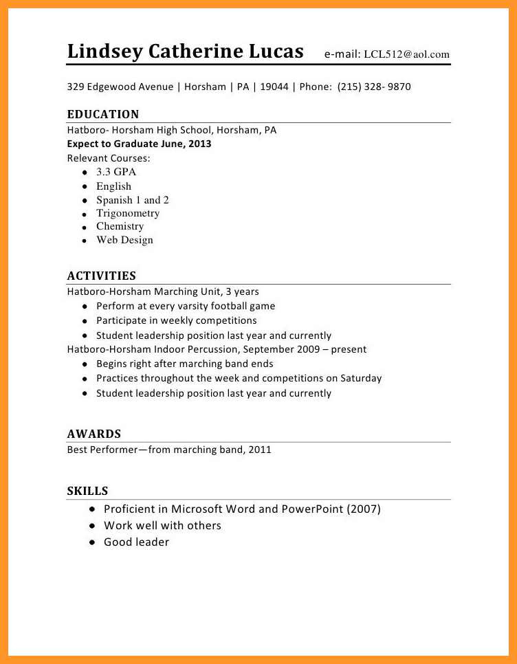 Sample Resume for A First Time Job 12 13 Resume Sample for First Time Job Seeker