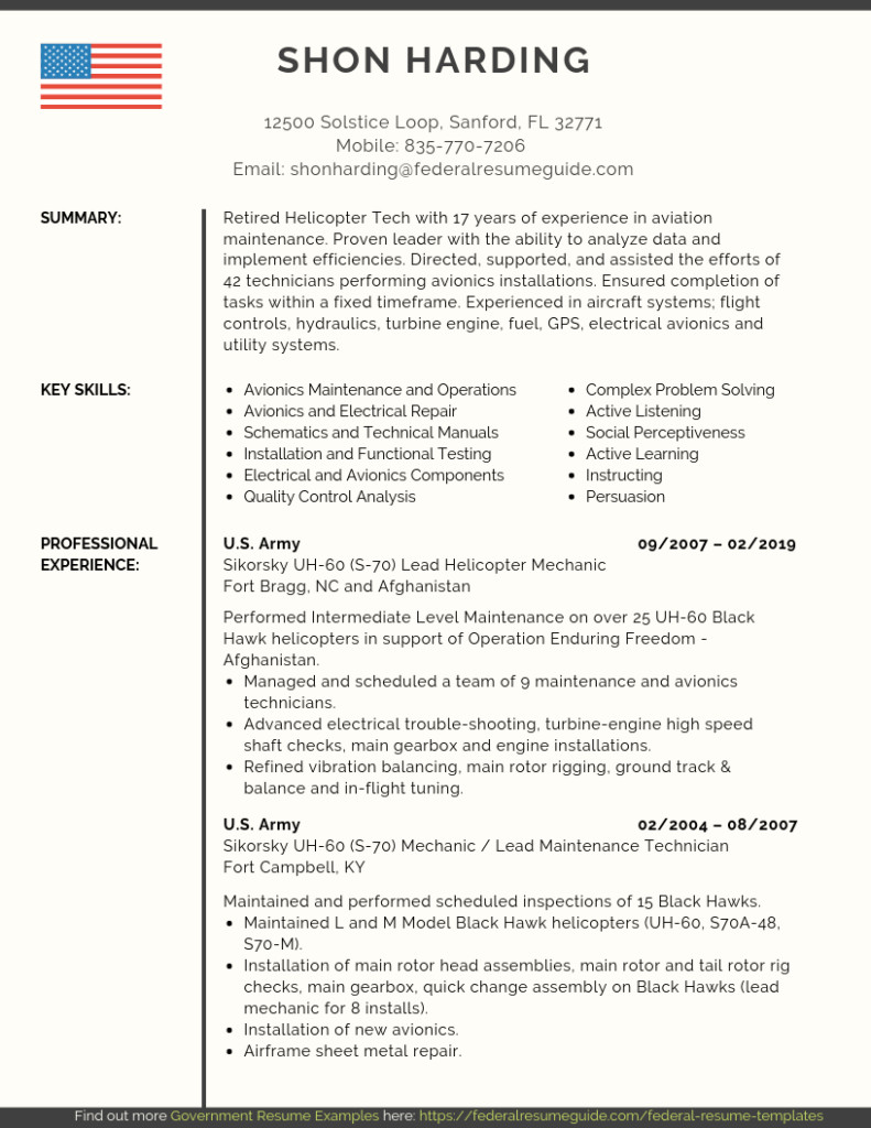 Sample Resume for A Military to Civilian Transition Military to Civilian Resume Examples Template [pdf Sample Resume for A Military to Civilian Transition Military to Civilian Resume Examples Template [pdf
