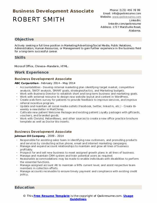 Sample Resume for Business Development associate Fresher Business Development associate Resume Samples Sample Resume for Business Development associate Fresher Business Development associate Resume Samples
