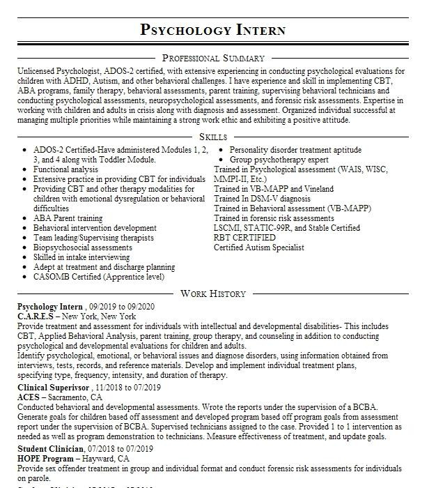 Sample Resume for Counseling Practicum Students Practicum Student Resume Example Sigma Counseling Services