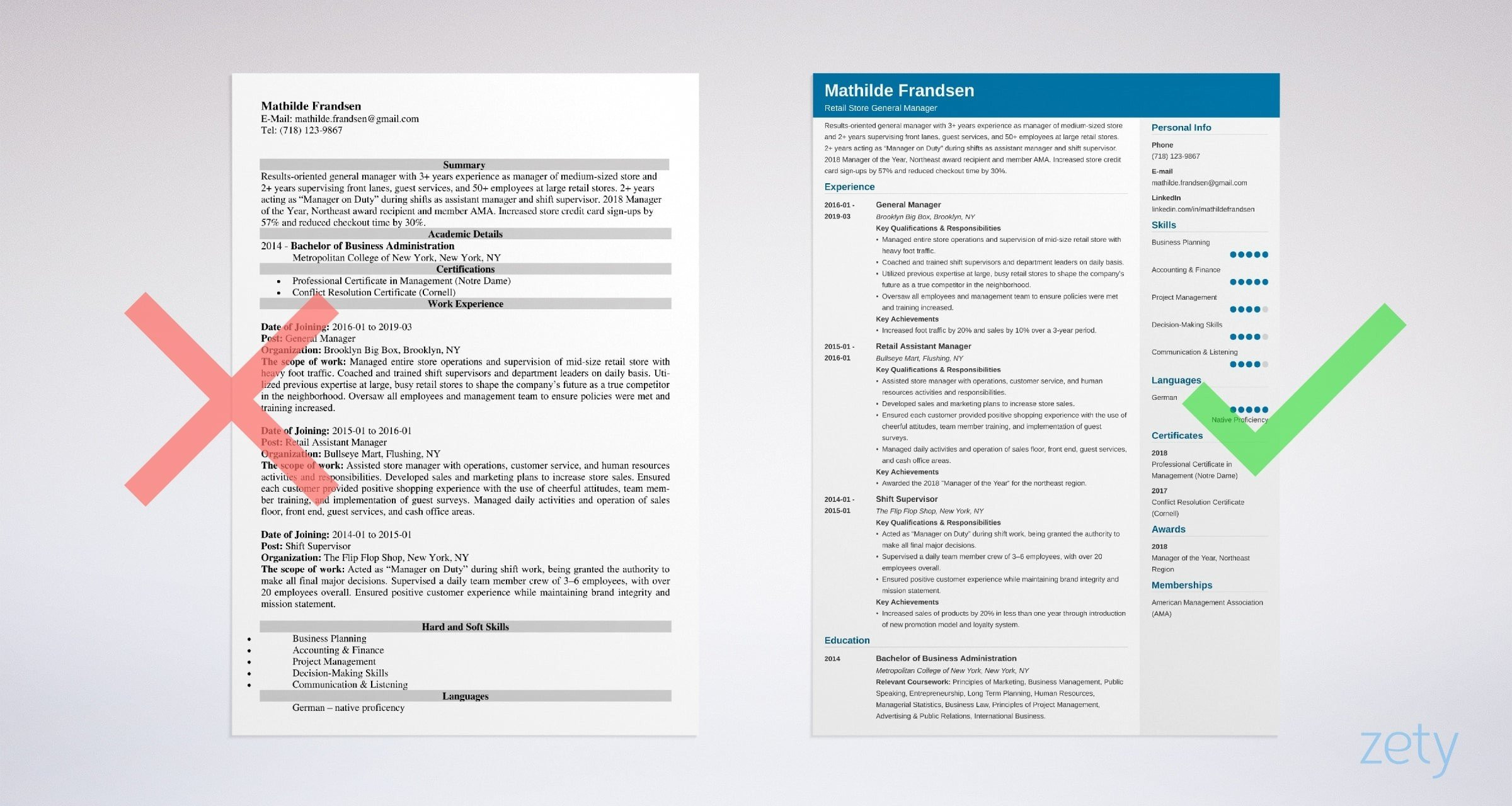 Sample Resume for General Manager Position General Manager Resume Template (guide & 20lancarrezekiq Examples)