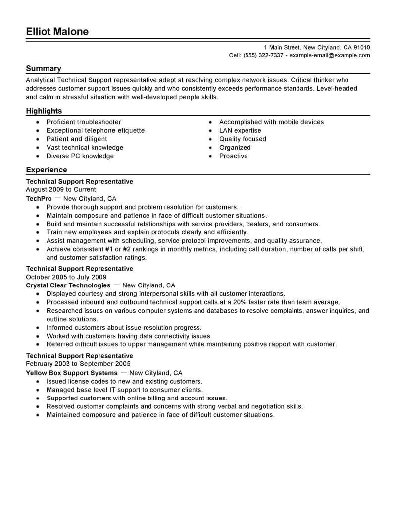 Sample Resume for L1 Support Engineer L1 Support Engineer Resume Sample Resume for L1 Support Engineer L1 Support Engineer Resume