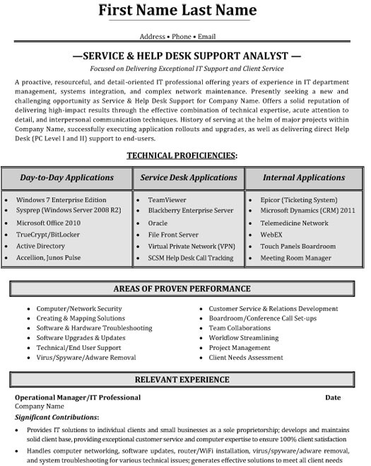 Sample Resume for L1 Support Engineer L1 Support Engineer Resume