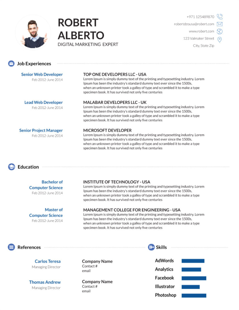 Sample Resume for Ms Application In Us Latest Resume format In Ms Word