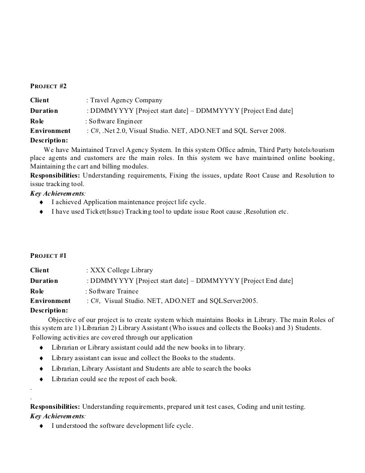 Sample Resume for Net Developer with 1 Year Experience Resume Example 1 Year Experience Resume Templates Sample Resume for Net Developer with 1 Year Experience Resume Example 1 Year Experience Resume Templates
