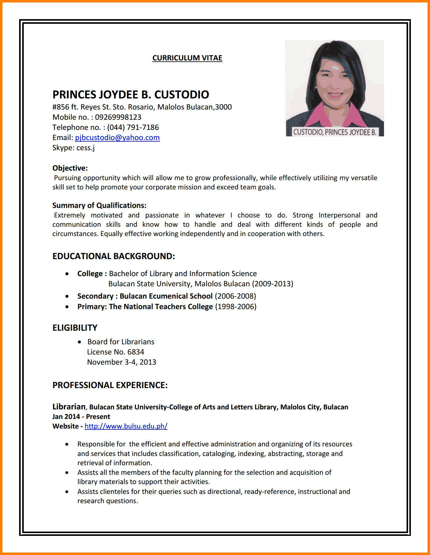 Sample Resume for New Job Seekers Sample Resumes First Time Job Seekers attractive How to