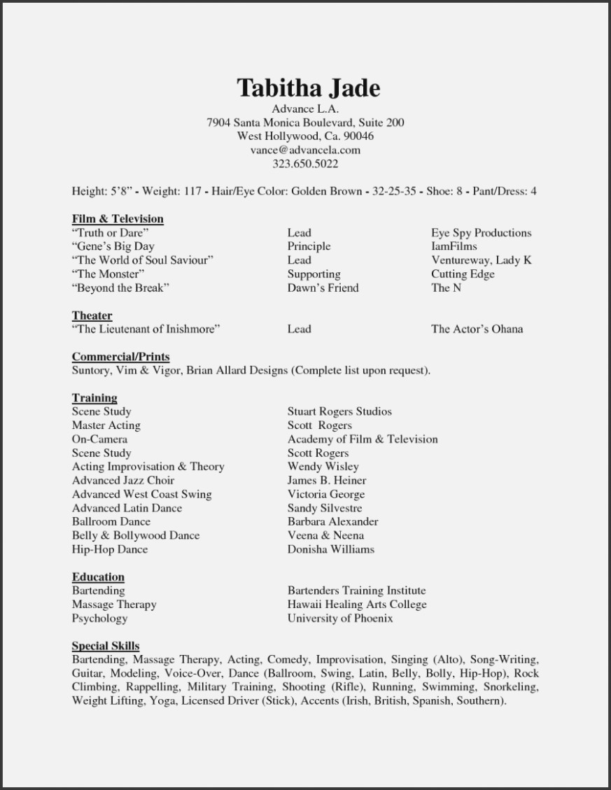 Sample Resume for Voice Over Artist Awesome Voice Over Resume Template Addictips