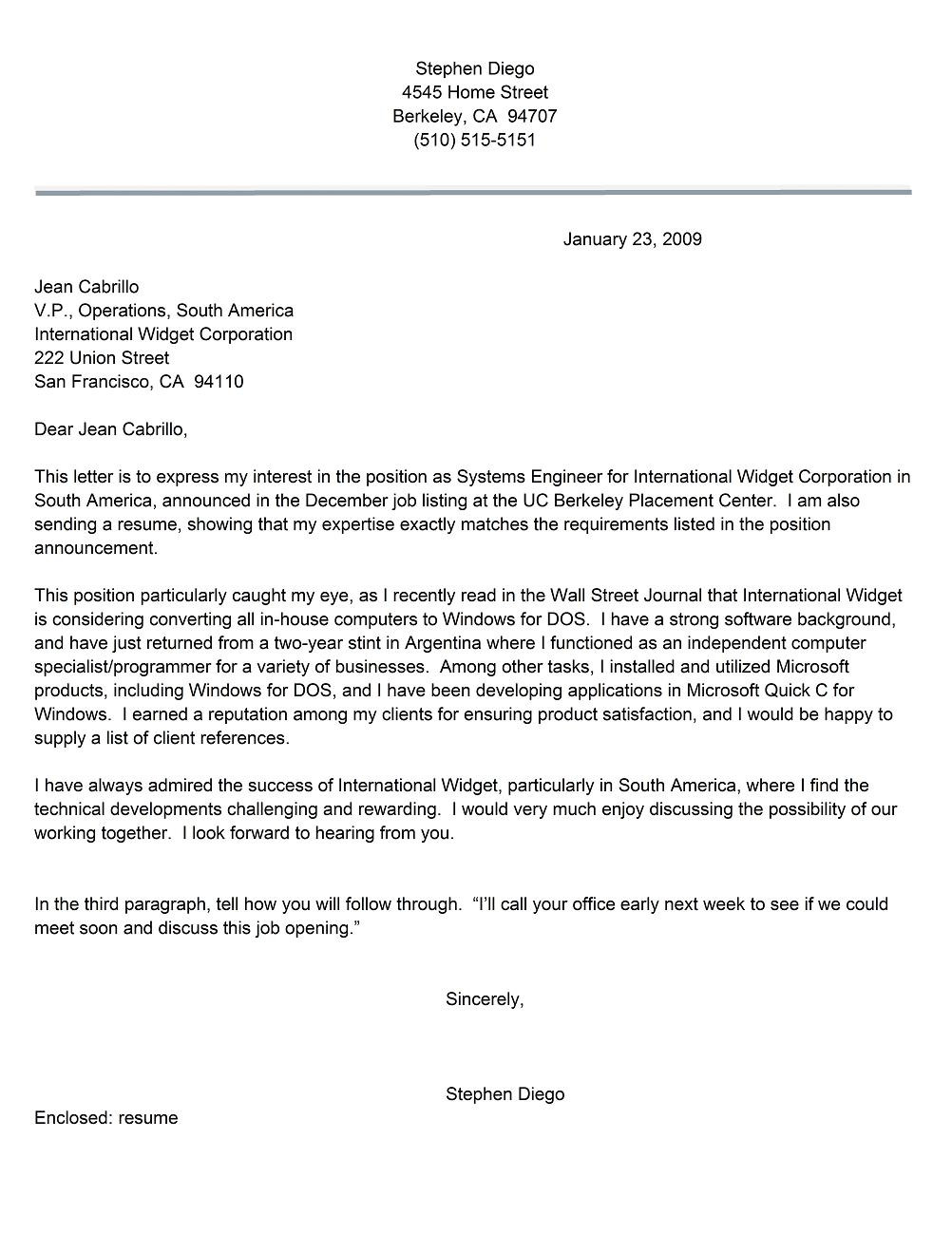 Best Resume and Cover Letter Samples 5 Free Cover Letter Templates for Resume and 10 Best