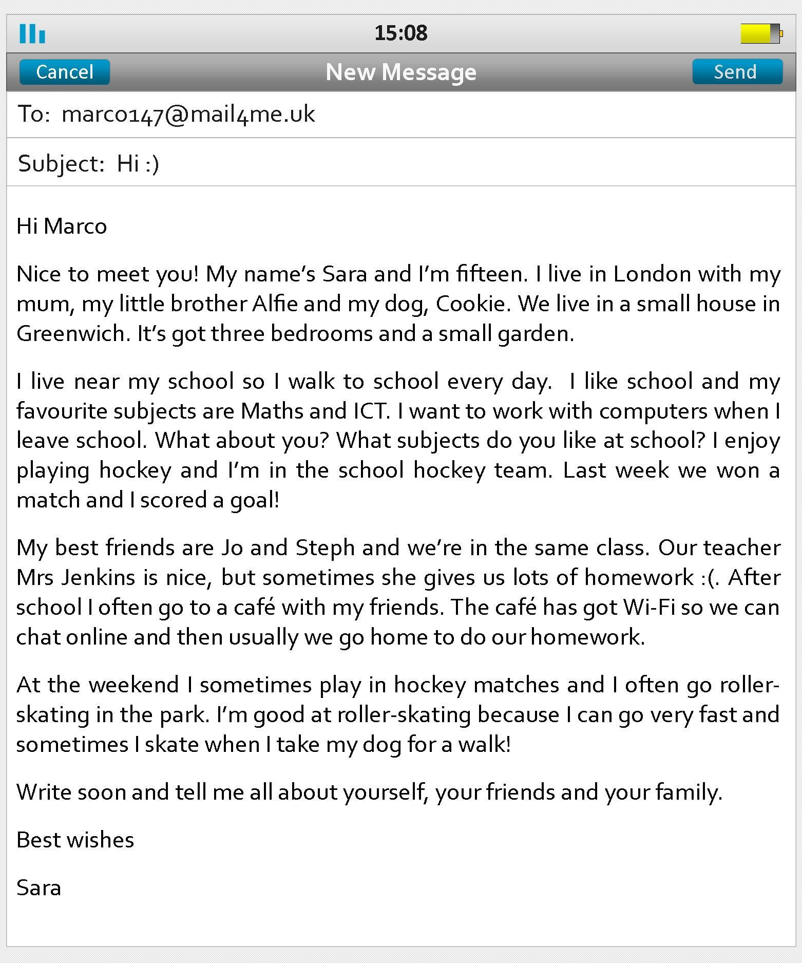 Forwarding A Resume for A Friend Email Sample An Email to A New Friend