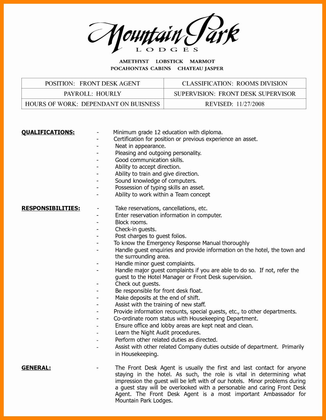 Hotel Front Desk Manager Resume Sample Front Desk Manager Resume Inspirational 8 Front Office Supervisor … Hotel Front Desk Manager Resume Sample Front Desk Manager Resume Inspirational 8 Front Office Supervisor …