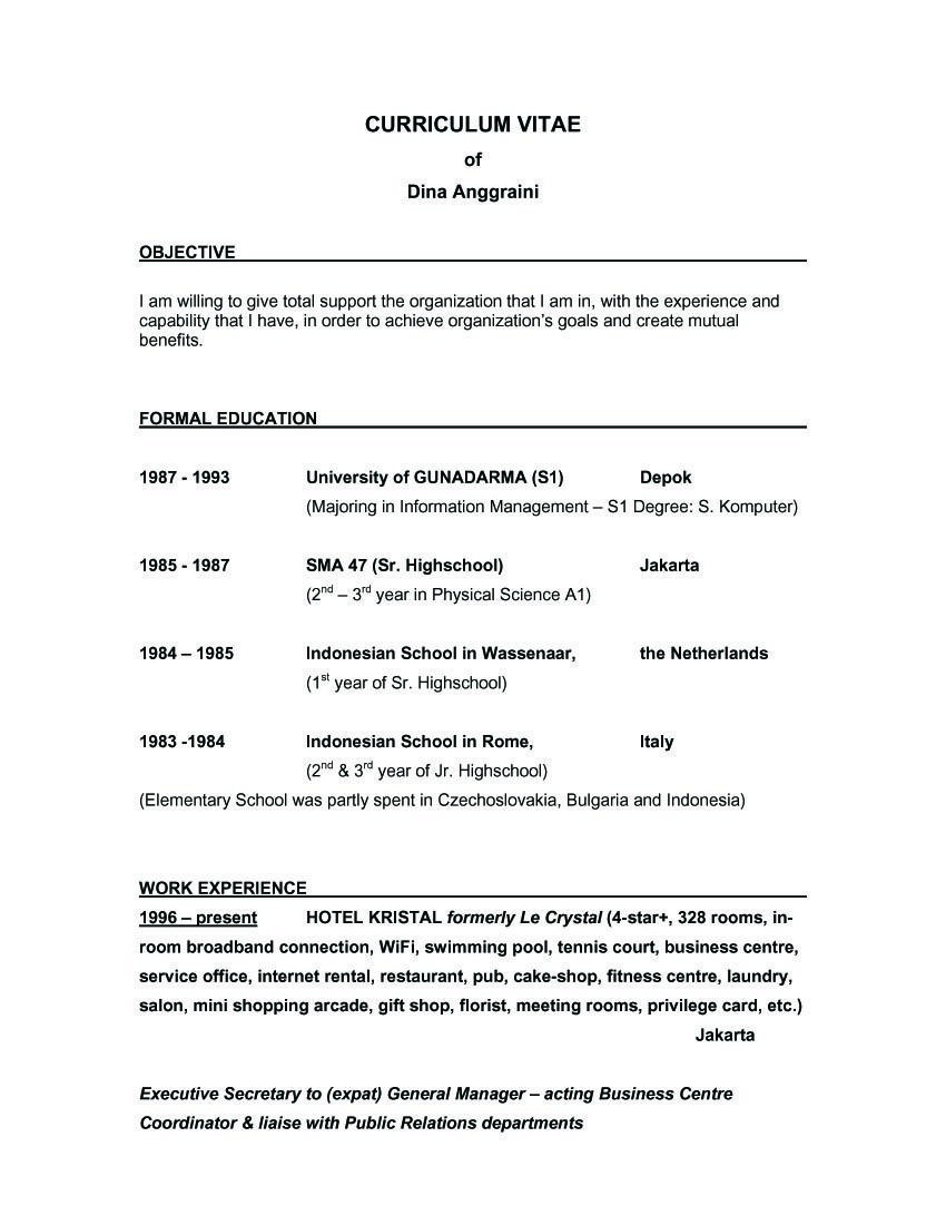 Sample Objective Statements for General Resumes Sample Of Resume Objective October 2021