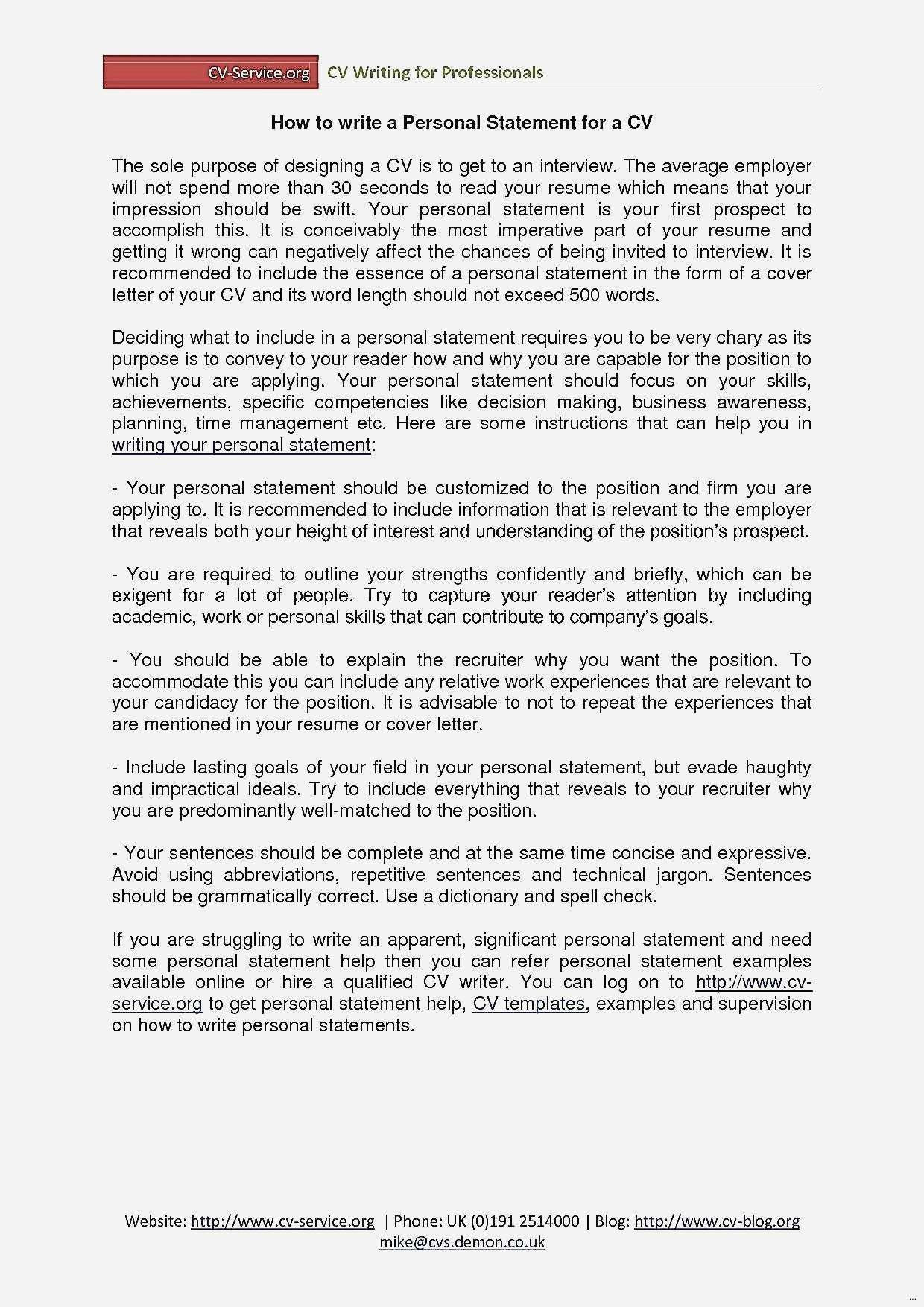 Sample Of Personal Statement for Resume Personal Statement Of Financial Position Template Resume Writing …