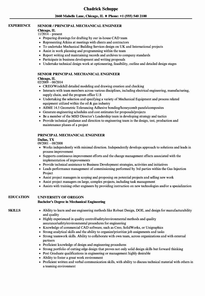 Sample Resume for Entry Level Mechanical Engineer Entry Level Mechanical Engineer Resume Best Resume Examples
