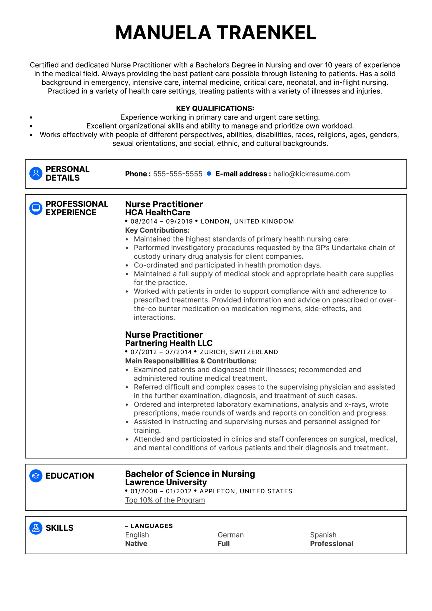 Sample Resume for Nurse Practitioner School Nurse Practitioner Resume Example Sample Resume for Nurse Practitioner School Nurse Practitioner Resume Example