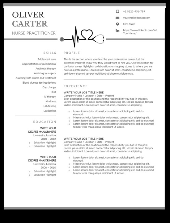 Sample Resume for Nurse Practitioner School Sample Nurse Practitioner Resume New Graduate