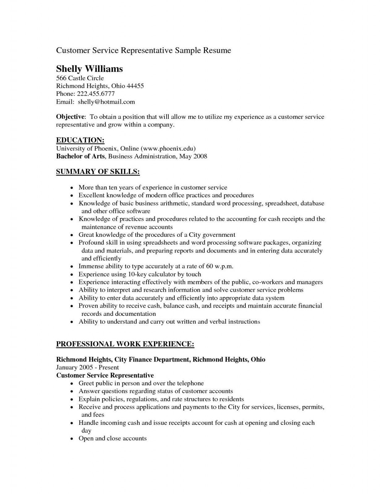 Sample Resume Objective Statements for Customer Service Public Works Resume Objective In 2021 Resume Objective Examples …