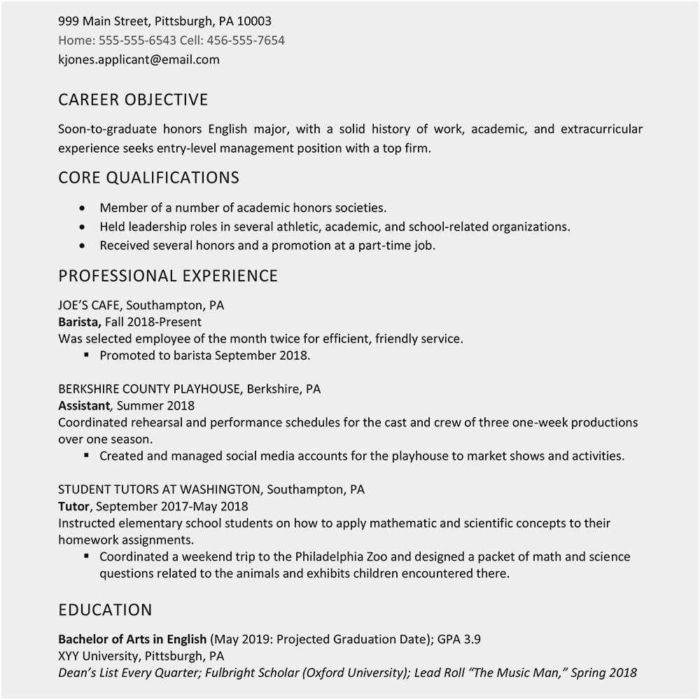 Sample Resume Objective Statements for High School Students Sample Resume for High School Student Applying for A Job – Good …