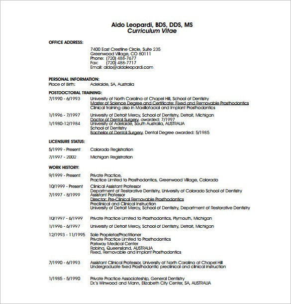 Sample Resume Of Mbbs Fresher Doctor Fresher Mbbs Doctor Resume format