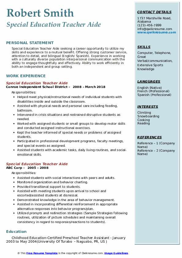 Special Education Teacher Aide Resume Samples Special Education Teacher Aide Resume Samples Special Education Teacher Aide Resume Samples Special Education Teacher Aide Resume Samples