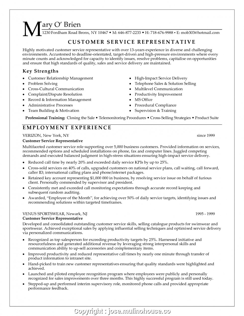 Bank Customer Service Representative Resume Sample Best Bank Customer Service Representative Resume Sample