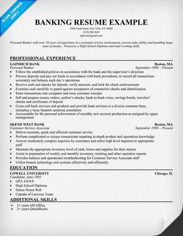 Banking Resume Sample for Fresh Graduate Banking Resume Sample for Fresh Graduate Karoosha