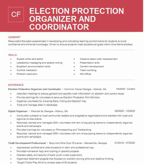 Boys and Girls Club Resume Sample Youth Development Professional Resume Example Boys and