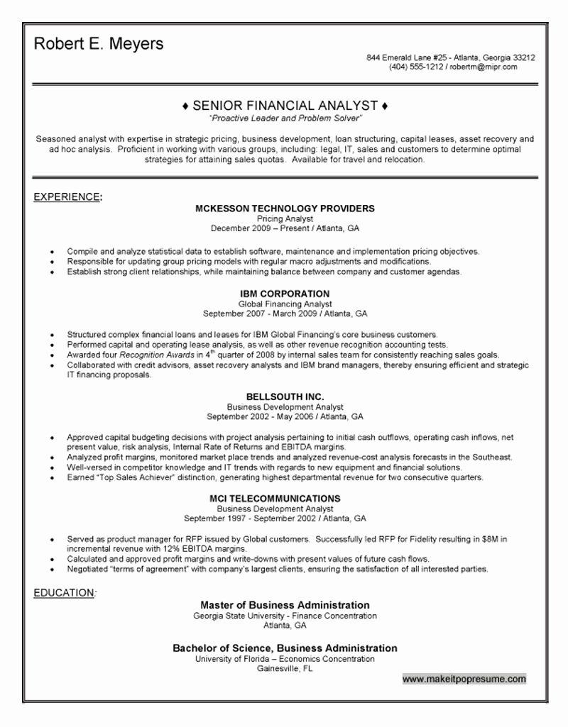 Business Analyst Finance Domain Resume Sample √ 25 Financial Analyst Resume Template 2020 Business Analyst Finance Domain Resume Sample √ 25 Financial Analyst Resume Template 2020