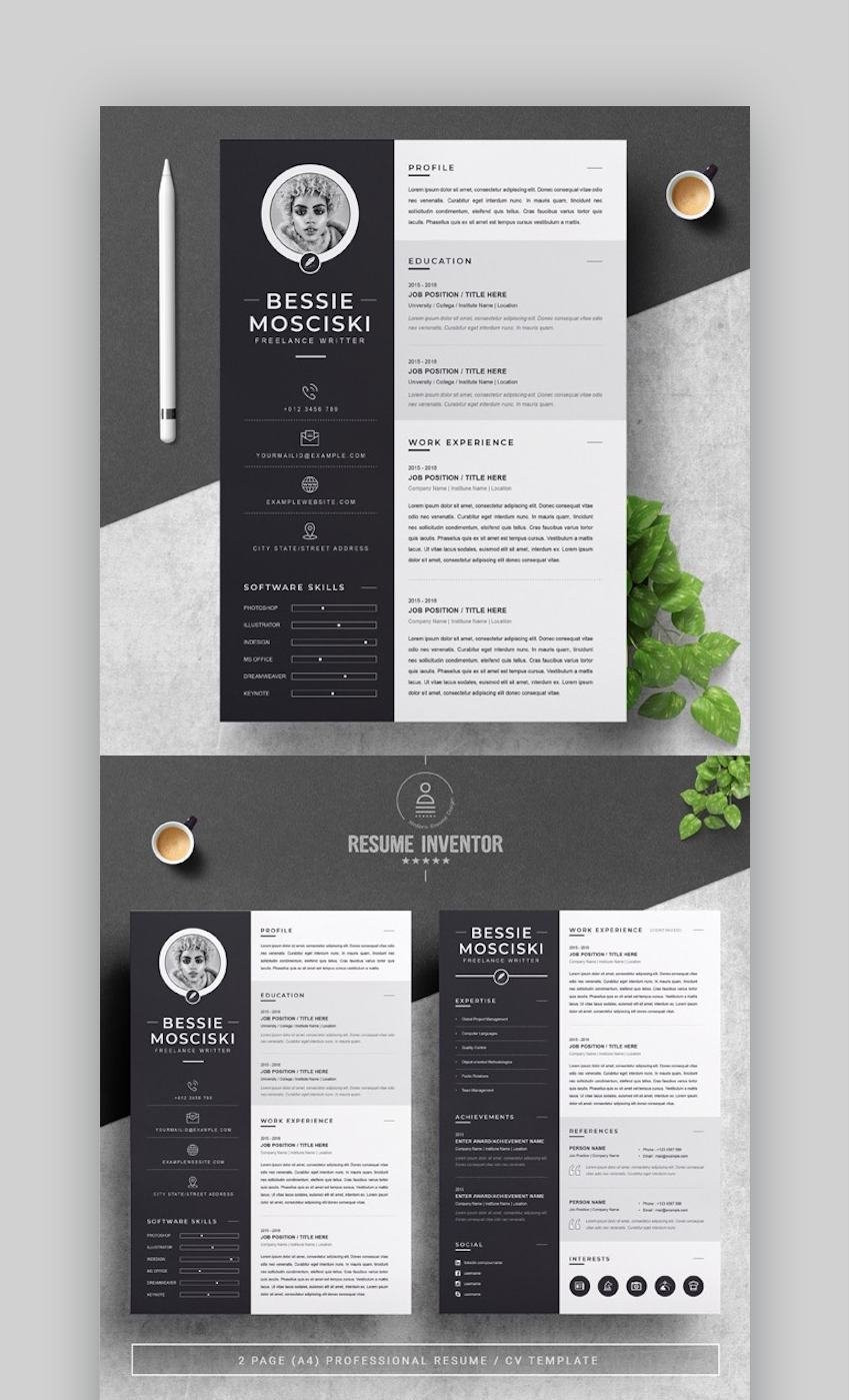 Eye Catching Resume Templates Free Download 25 Kostenlose Vorlagen FÃ¼r Kreative LebenslÃ¤ufe (word- Und Psd …