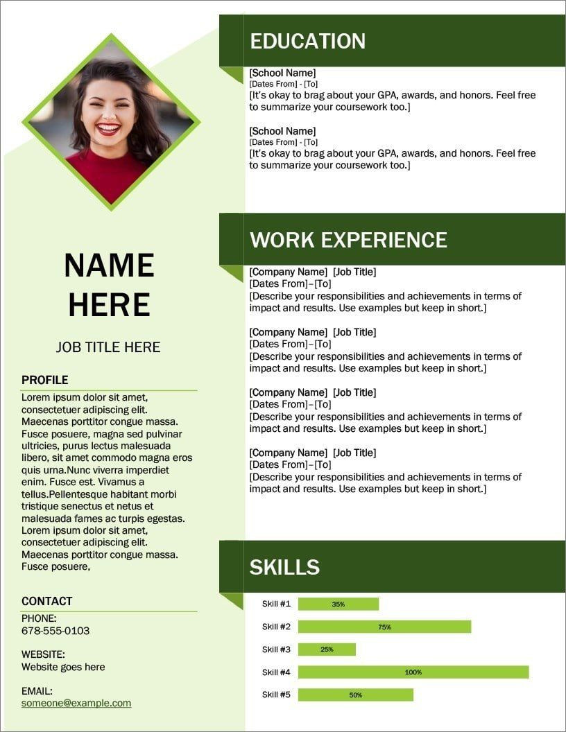 Free Resume Template Download for Freshers Resume Templates Word Free Download Resume Template Free, Free …