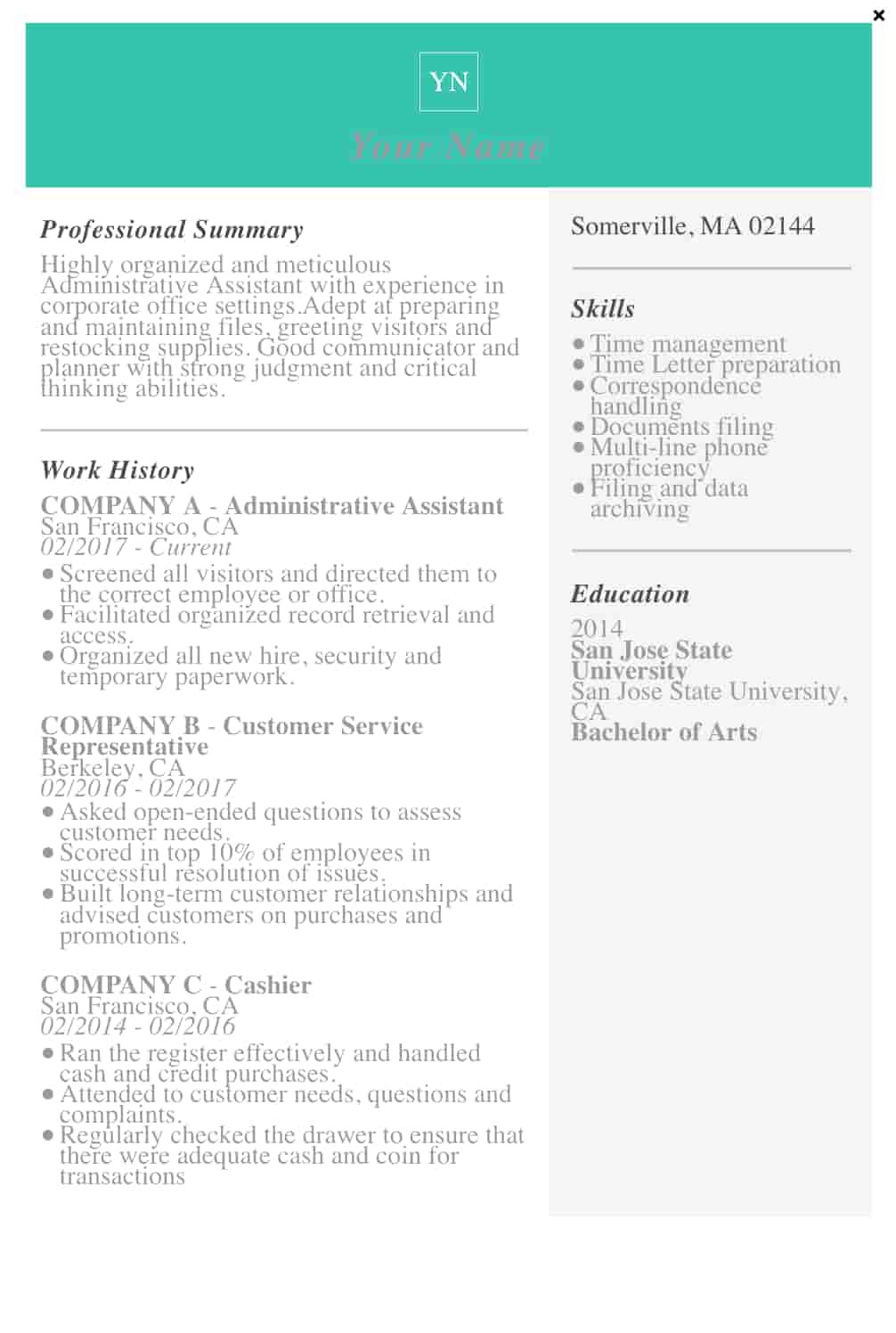 Free Resume Template for Older Worker 29 Free Resume Templates for Microsoft Word (& How to Make Your Own)