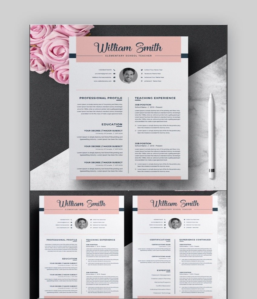Free Resume Templates for Teaching Positions 35lancarrezekiq Best Free Modern Teacher Resume Templates (2021)