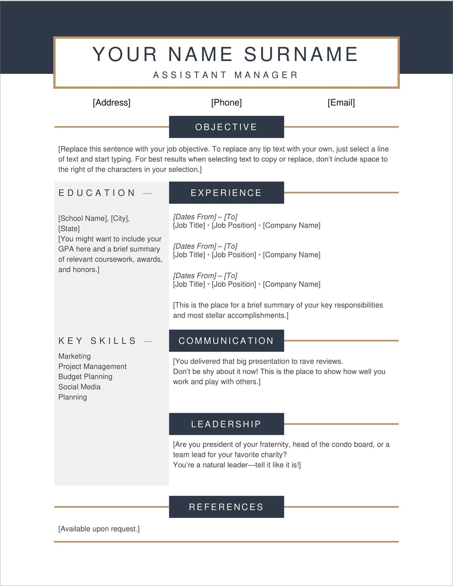 Free Resume Templates Online to Print 25lancarrezekiq Free Resume Templates to Download In 2022 [all formats]