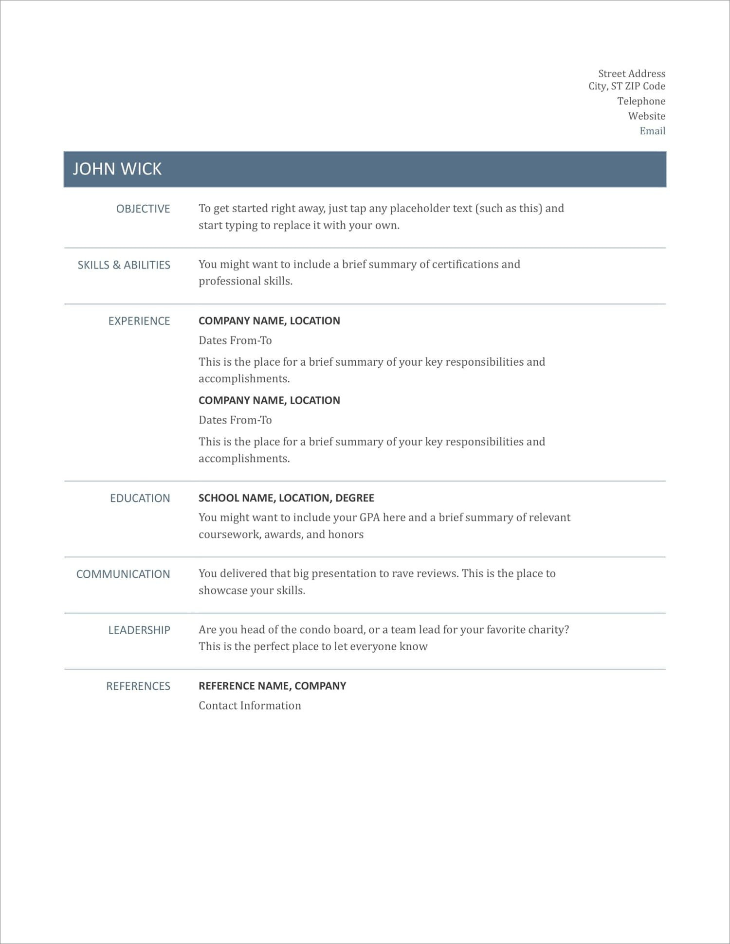Free Resume Templates to Fill In and Print 25lancarrezekiq Free Resume Templates to Download In 2022 [all formats]
