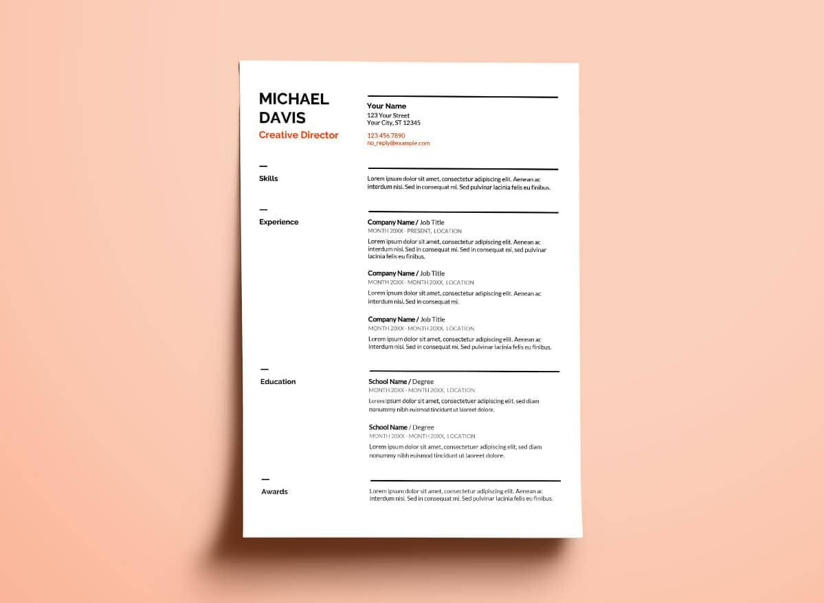 Free Resume Templates Trackid Sp 006 10 Free Google Docs Resume Templates [drive & Alternatives]