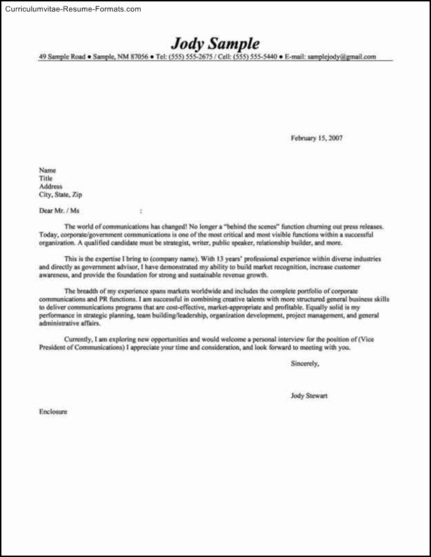 Free Sample Of Cover Page for Resume Cover Page for Resume Template