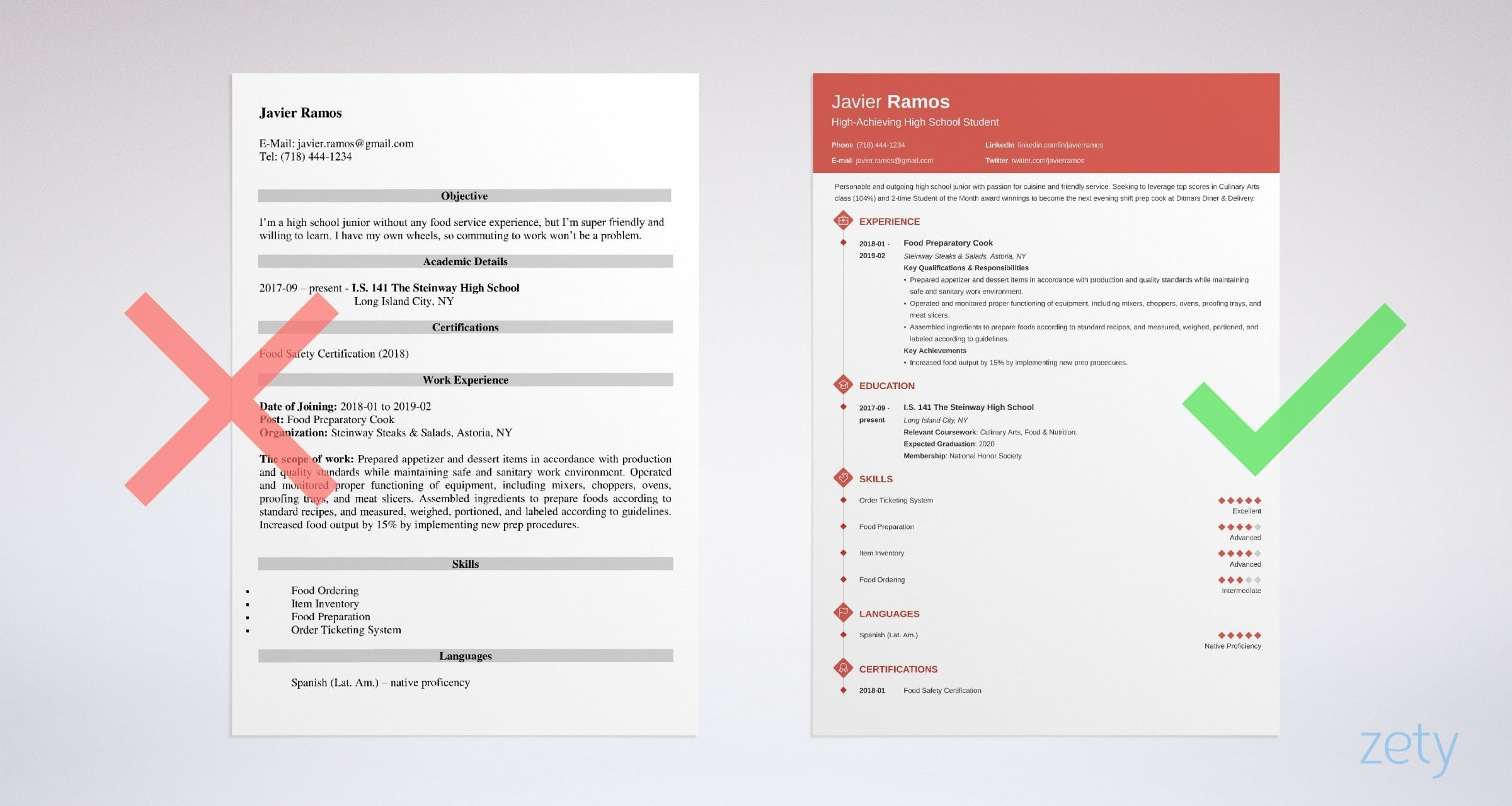 High School Resume Template for First Job High School Student Resume Template & 20lancarrezekiq Examples
