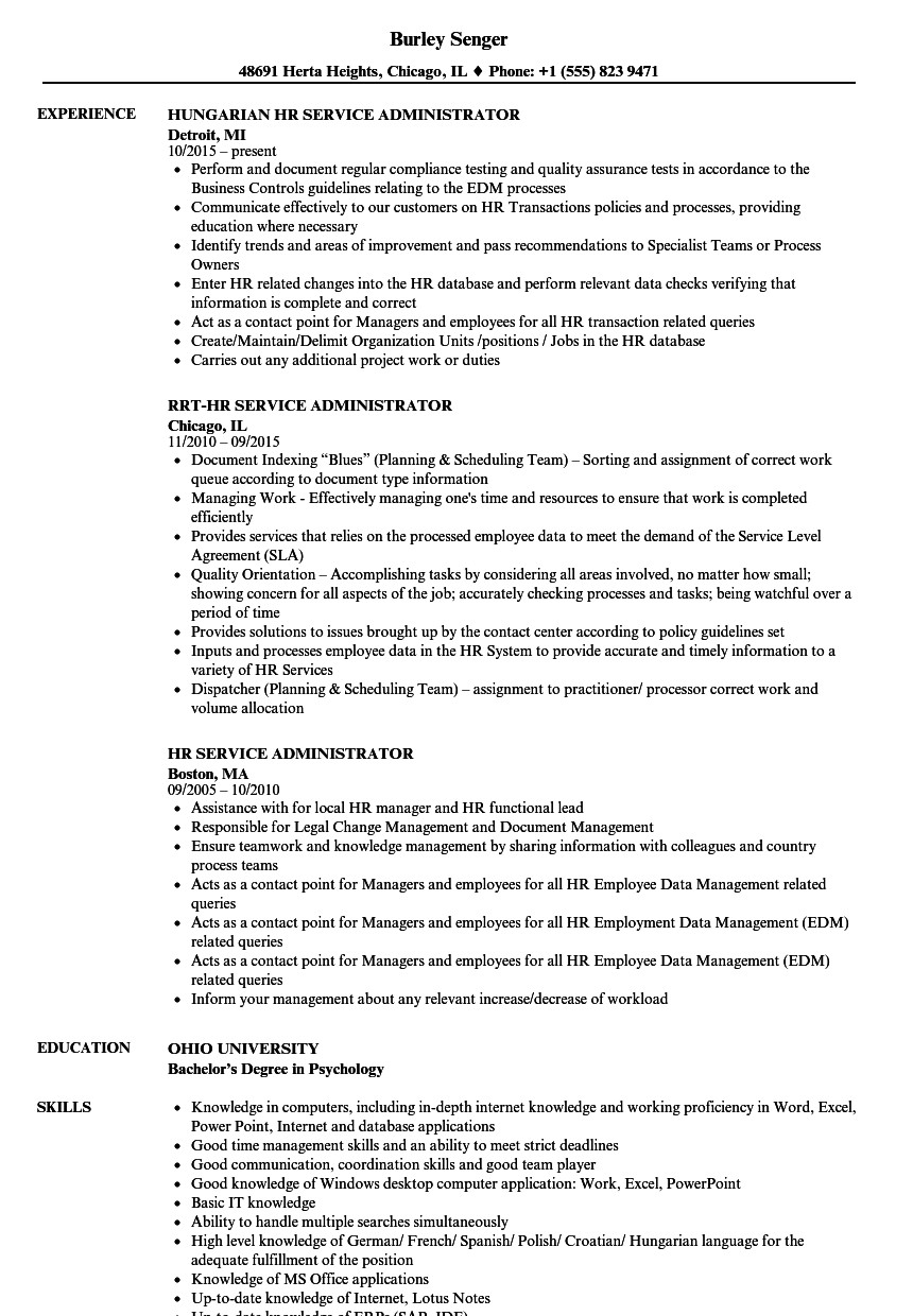 Hr and Admin Executive Resume Sample Sample Resume for Hr and Admin Executive – Good Resume Examples