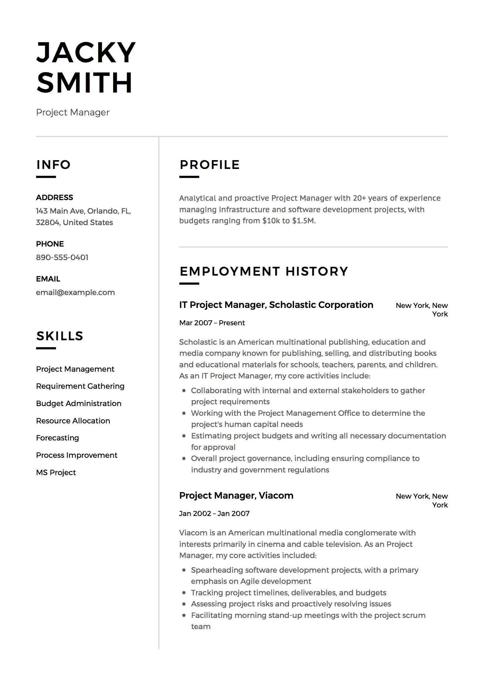 It Infrastructure Project Manager Resume Samples Resume It Project Manager Example – Resume format We Build Smiles It Infrastructure Project Manager Resume Samples Resume It Project Manager Example – Resume format We Build Smiles