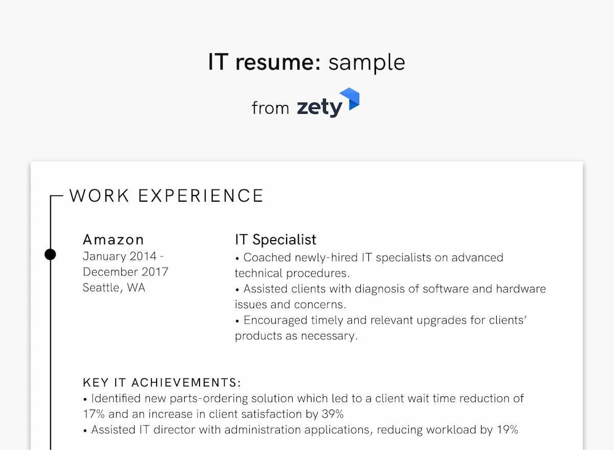 It Professional Resume Examples and Samples 25lancarrezekiq Information Technology (it) Resume Examples for 2021