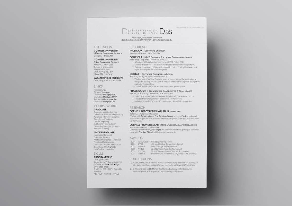 Latex Resume Template software Engineer Fresher 10lancarrezekiq Free Latex Resume Templates for Academic or Tech Cv