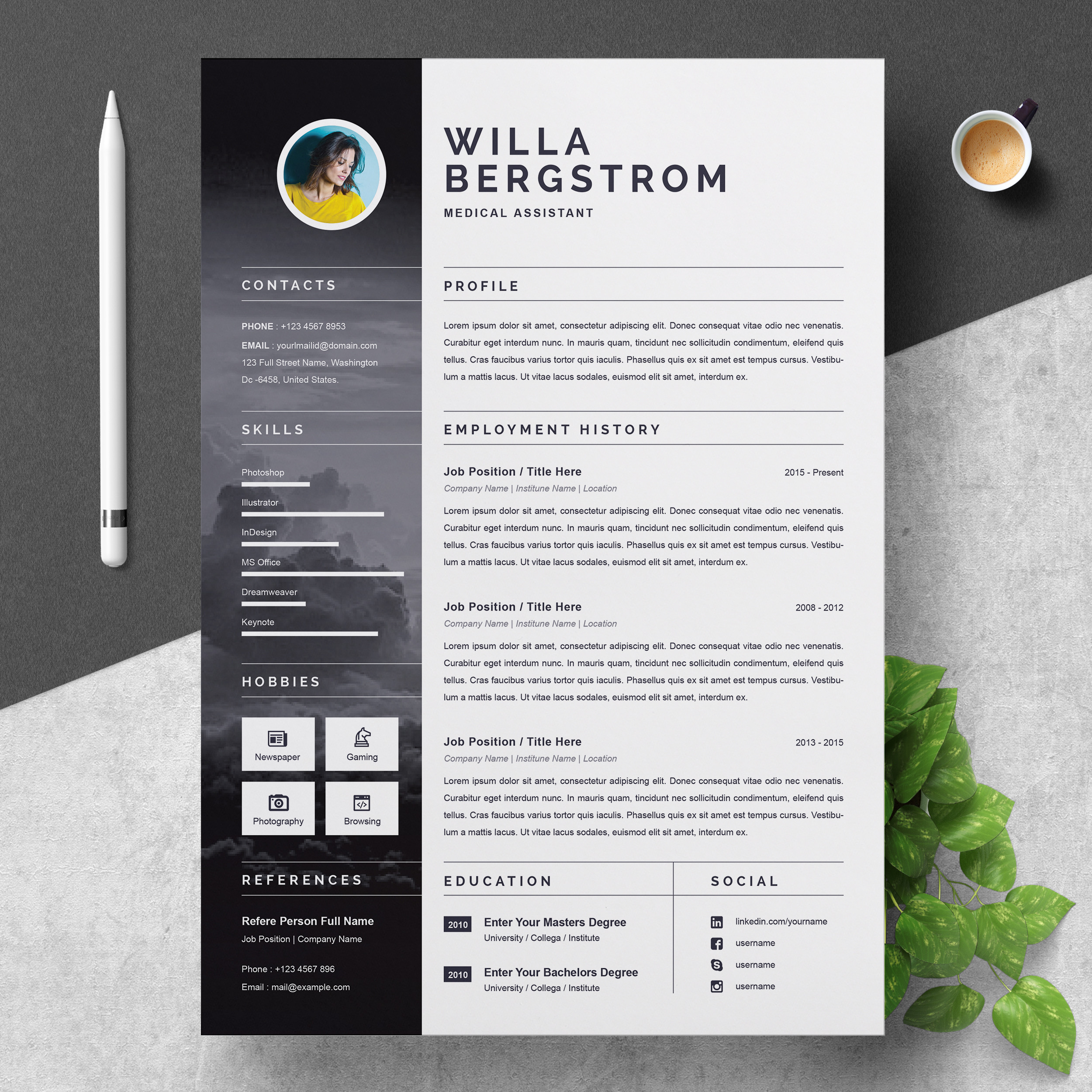 Medical assistant Resume Template Free Download Resume Template for Medical assistant â Free Resumes, Templates …