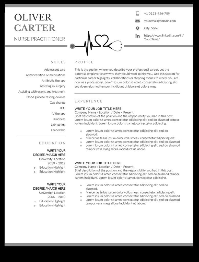 New Grad Nurse Practitioner Resume Template Entry Level Nurse Practitioner Resume Elegant Graduate Nurse …
