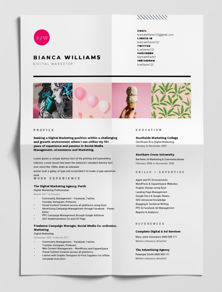 Out Of the Box Resume Templates 12 Best Free Resume Templates   Tips On How to Stand Out – Easil